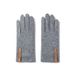 Winter wool gloves women's thin section plus velvet warm fashion cashmere autumn and winter girls fingertip flip can touch the screen_viptrois.com