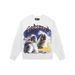 High Street Skull Pyramid Print Unisex Crew Neck Sweatshirt Terry Cloth_viptrois.com