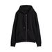 Men's Clothing Zip Up Hoodies Sweatshirts, Jackets Men's Streetwear Zip Hoodie - Oversized High Street Pullover With Full-Zip & Kangaroo Pocket_viptrois.com