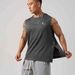 Men's Workout Tank Top With Side Snap Buttons - Breathable Cotton Gym Vest For Running & Fitness (Multiple Colors & Sizes)_viptrois.com