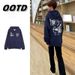 Women's Fleece-Lined Hoodie - Oversized Pullover With Letter Print For Teens & Casual Wear (S-3XL, Multiple Colors)_viptrois.com