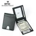 Men's Wallet Card Cases Men's Carbon Fiber Textured Dollar Wallet, Hot Selling Short Cowhide RFID Anti Theft Wallet_viptrois.com