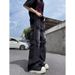 Yellow Mud Ripped Jeans 2024 New Men's Summer Thin Straight Loose American High Street Pants Trendy Brand_viptrois.com