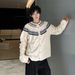 Pure Fair Isle Cable Sweater Cardigan For Men, Autumn Winter, Atmosphere Old Money Style, Cool And Handsome, Warm Raglan Knit_viptrois.com