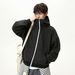 Nordmann Heavyweight Textured Woolen Hooded Sweatshirt For Men, Autumn American Retro Color-Block Zipper Couple Cardigan Jacket_viptrois.com