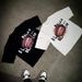 Men's Clothing American Street Style Personality Design Fashion Lips Letter Print Short Sleeve T Shirt_viptrois.com