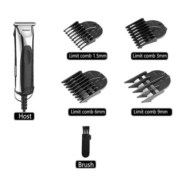 850 professional trimmer plug in electric clipper corded hair cutting hine for men children Home Haircut Kit_viptrois.com