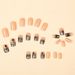 False Nails Halloween Chinese Nails Shiny Spider Halloween Elements False Nails Detachable Finished Wearable Nails Holiday Nail Art_viptrois.com