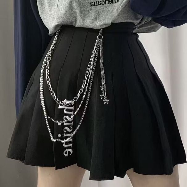 Punk Star Waist Chain For Women - Cool Hip Hop Pants Chain Accessory, JK Skirt & Streetwear Decoration_viptrois.com