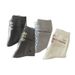 Unisex Soft Cotton Crew Socks With Flocked Heart Design – Breathable & Comfortable – Classic Neutral Colors – Perfect For Everyday Wear_viptrois.com