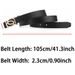 2025 New Women's Belt, Fashionable Belt With Gold Buckle, Leisure, Personalizable, Double Round Button, PU Leather Belt, Paired With Jeans_viptrois.com
