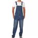 American Retro Design Denim Overalls Men's Straight Leg Loose Workwear Jumpsuit_viptrois.com