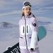 Unisex Korean-Style Ski Jacket – 10000mm Waterproof & Thermal Insulated For Snowboarding & Alpine – Trendy Winter Sports Coat In 5 Colors_viptrois.com