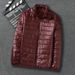 Pure Down Plus Size Short Lightweight Coat Workwear Thickened Youth Cotton Padded Jacket Winter Men's Outerwear_viptrois.com