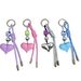 Bag Pendant Simple, High-quality, Fashionable Heart-shaped Pendant Bag, Hand-woven Leather Rope Keychain_viptrois.com