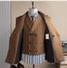 Premium Slim-Fit Men's Suit Set – Double-Breasted Blazer With Pants & Vest For Weddings, Business & Smart Casual Occasions_viptrois.com