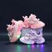 Luminous 2025 New Luminous Light Princess Shoes Casual Outdoor Girls Sports Shoes Pearl Chain_viptrois.com