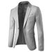 New Men's Plus Size Slim Fit Suit Jacket Casual Single Breasted Blazer_viptrois.com