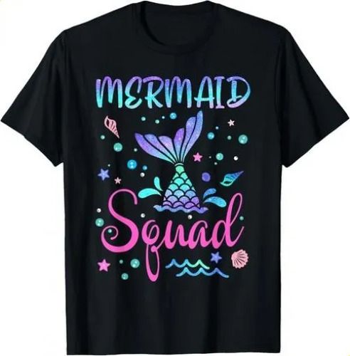T-shirtmermaid Squad Of The Birthday Mermaid Tail 2026 Family Mat_viptrois.com