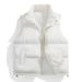 Men's Fashion Vest – Trendy Sleeveless Jacket With Quilted Design & Zip Closure (M-4XL, Black/White)_viptrois.com