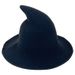 Unisex Cotton yarn wizard knitted Halloween witch hat spire foldable magic hat_viptrois.com