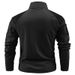 Men's Clothing Quick-Dry Long Sleeve Zip-Up Hoodie With Stand Collar – Lightweight & Breathable For Outdoor & Casual Wear (Black, Khaki, Army Green)_viptrois.com