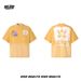 Men's Clothing Summer Heavy Washed Gradient Short Sleeve Logo Smiley TV Personalized Design T shirt Couple _viptrois.com
