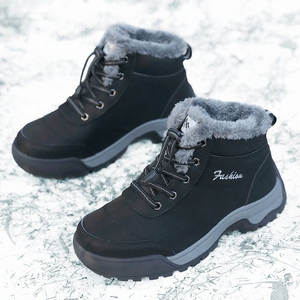 Winter Elderly Snow Boots, Thick Cotton, Warm Cotton Shoes, Wear-resistant Plus Size, Foreign Trade Sports, Outdoor Men's And Women's Shoes_viptrois.com