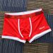 Pulse Factory Direct Sale Summer Ice Silk Boxer Underwear Men's Four-Corner Briefs Week Trendy Breathable Multi-Color Pants_viptrois.com