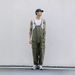 Men's Clothing Trendy Brand Overalls Men's Casual Ami Khaki Casual Overalls Trousers Loose Straight Overalls_viptrois.com