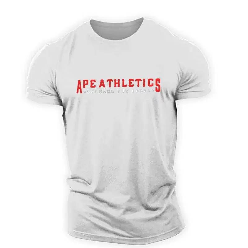 Men's Fitness, Running, Casual, Round-neck, Trendy, Training, Short-sleeved T-shirt_viptrois.com