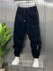 Men's Corduroy Casual Trousers Fleece Lined Thickened Jogger Pants Autumn Winter Trendy Versatile_viptrois.com