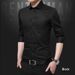 Pulse Pulse BY Spring And Autumn White For Men Long Sleeve Trendy Business Slim Fit Korean Style Handsome Inch Professional Formal_viptrois.com