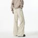 Retro Washed And Old Overalls Men's And Women's Spring Loose Pleated Straight Casual Pants High Street Micro-pull Pants_viptrois.com