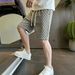 Men's Houndstooth Shorts Casual Loose Sports Five Point Mid Length Trendy Summer Thin Pants_viptrois.com