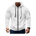 Men’S Zip-Up Hoodie With Multi-Pockets & Embroidered Badge – Streetwear Pullover For Casual & Hip-Hop Style_viptrois.com