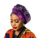Women's Scarves Ethnic Heavy Industry Flower Beauty Strip Two Layer Sponge Turban Cap_viptrois.com
