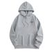 Letter Print Hoodie Trendy Brand Men's Top Hot-selling Loose Hooded Pullover Sweater_viptrois.com