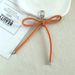 New DIY Leather Bow Lanyard Keychain Pendant Creative Headphone Bag Backpack Pendant Hand Woven Rope_viptrois.com