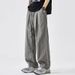Men's Clothing Casual Sports Pants Loose Straight Summer Thin Wide Leg Boys' Long Trousers_viptrois.com