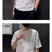 Design Sense Jacquard T-shirt Men's Short Sleeved Trendy Casual Base Shirt Summer Loose Round Neck Korean Version Half Sleeved Top_viptrois.com