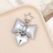 Bag Charm Hot Selling New Leather Bow Heart Pendant Luggage Keychain Pendant Creative All Match Small Jewelry Pendant Chain_viptrois.com