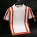 Men's Clothing Summer New High End Cool Silk Striped Short Sleeved Polo Shirt Men's Trendy Slim Casual Half Sleeved T Shirt_viptrois.com