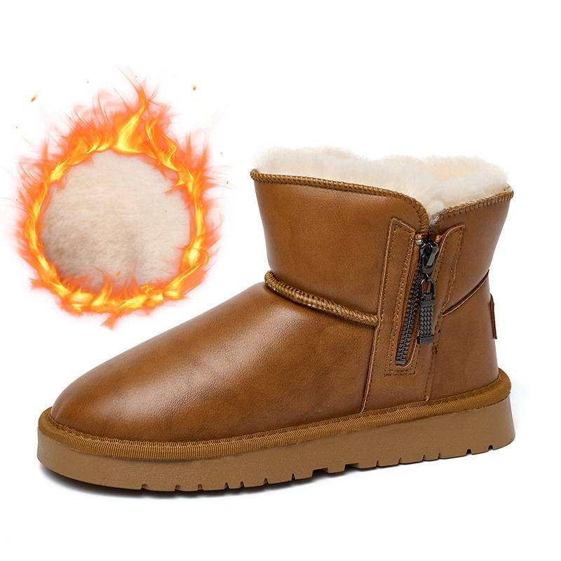 Women's Shoes Winter New Snow Boots Women Plus Velvet Thick Sole Casual Cotton Shoes Cold Protection Warm Foreign Trade Casual Women's Boots_viptrois.com