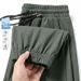 Men's Korean Style Casual Pants – Summer Lightweight Joggers (M-5XL, Elastic Cuffs, Quick-Dry, Loose Fit, Trendy Streetwear)_viptrois.com