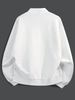 Men's Clothing Zip-Up Hoodie Sweatshirt - Soft Textured Fleece Pullover, Oversized Casual Loungewear, V-Neck Lightweight Jacket For Fall_viptrois.com