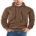 2027 Fashion Hoodies Outerwear Youth/Men Polyester Pure Color Jacquard Long Sleeve Casual Hooded Sweatshirts_viptrois.com