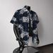 New 2026 Ice Silk Beach Flower Shirt Short Sleeve Men's Summer Beach Vacation Men's Clothing_viptrois.com