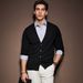 Men's Clothing Knitted Cardigan Wool Sweater Wool Blend V-Neck Cardigan Sweater - Classic Preppy Style Knit Coat For Casual & Business Casual Wear_viptrois.com