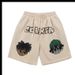 Men's Clothing Print Hip Hop Sports Shorts Men's Summer Thin Ins Trendy Straight Loose Shorts_viptrois.com